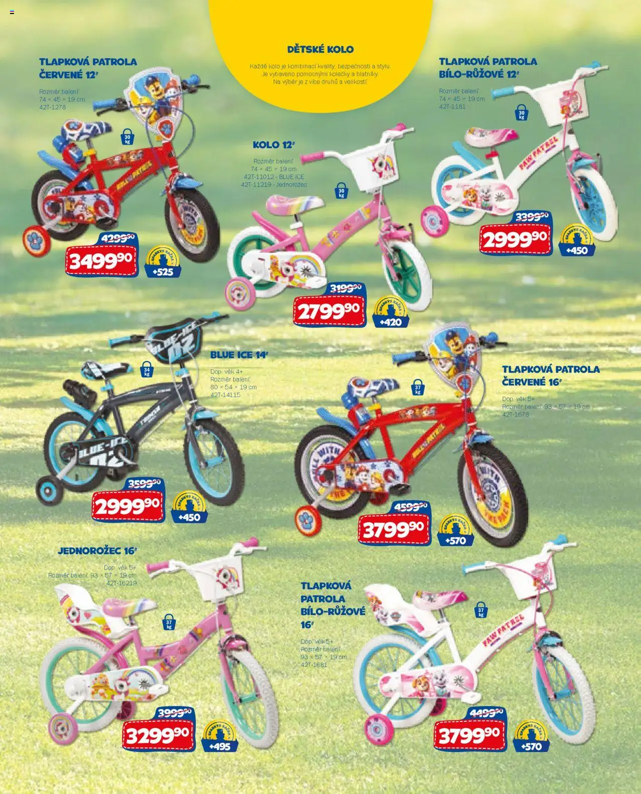 Sparkys katalog léto 2025 od 01.01.2025 | Strana: 52 | Produkty: Tlapková patrola, Kolo