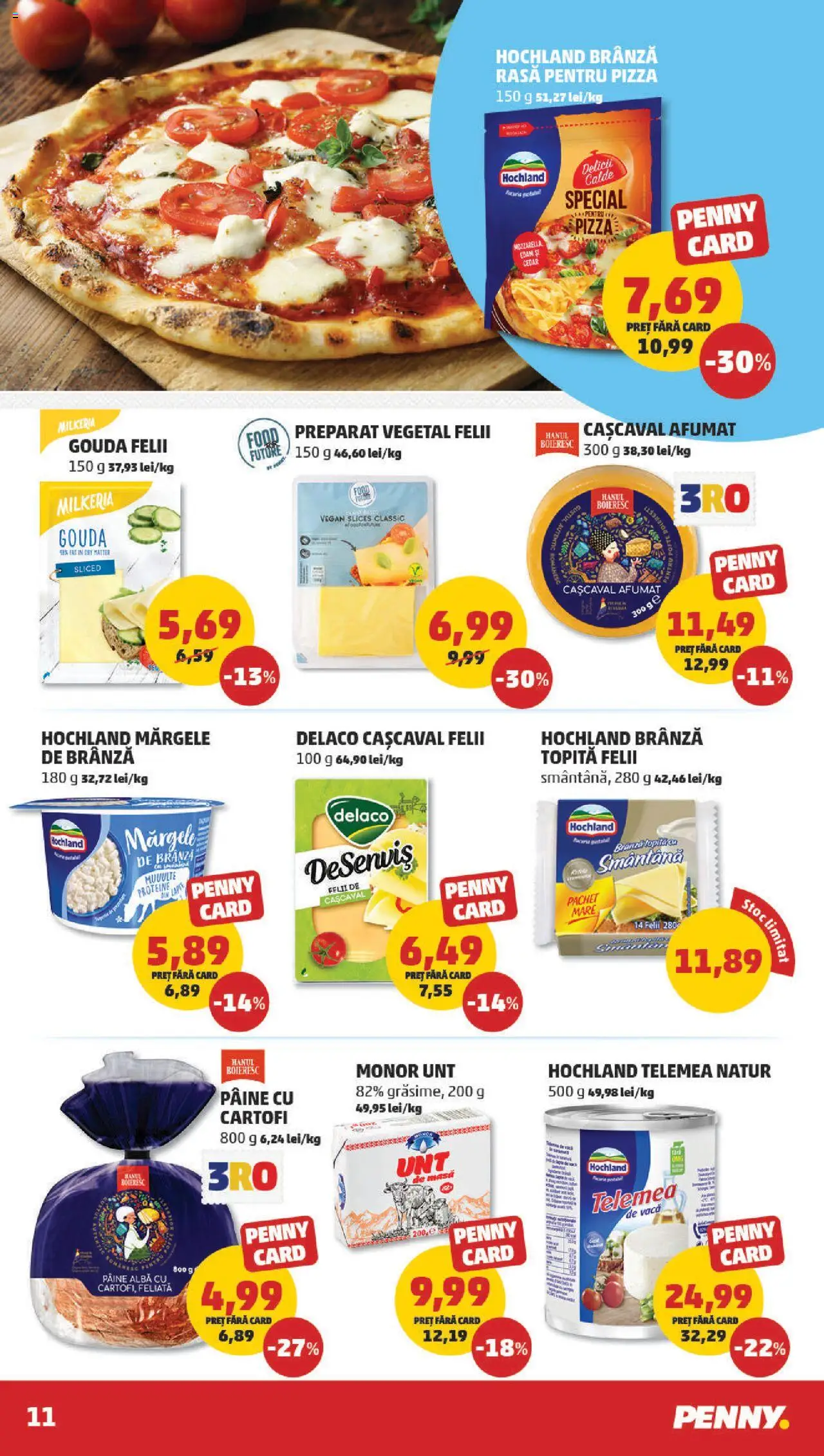 Catalog PENNY – valabil de la 27.08.2025 | Pagină: 11 | Produse: Cașcaval, Lapte, Brânză, Pâine