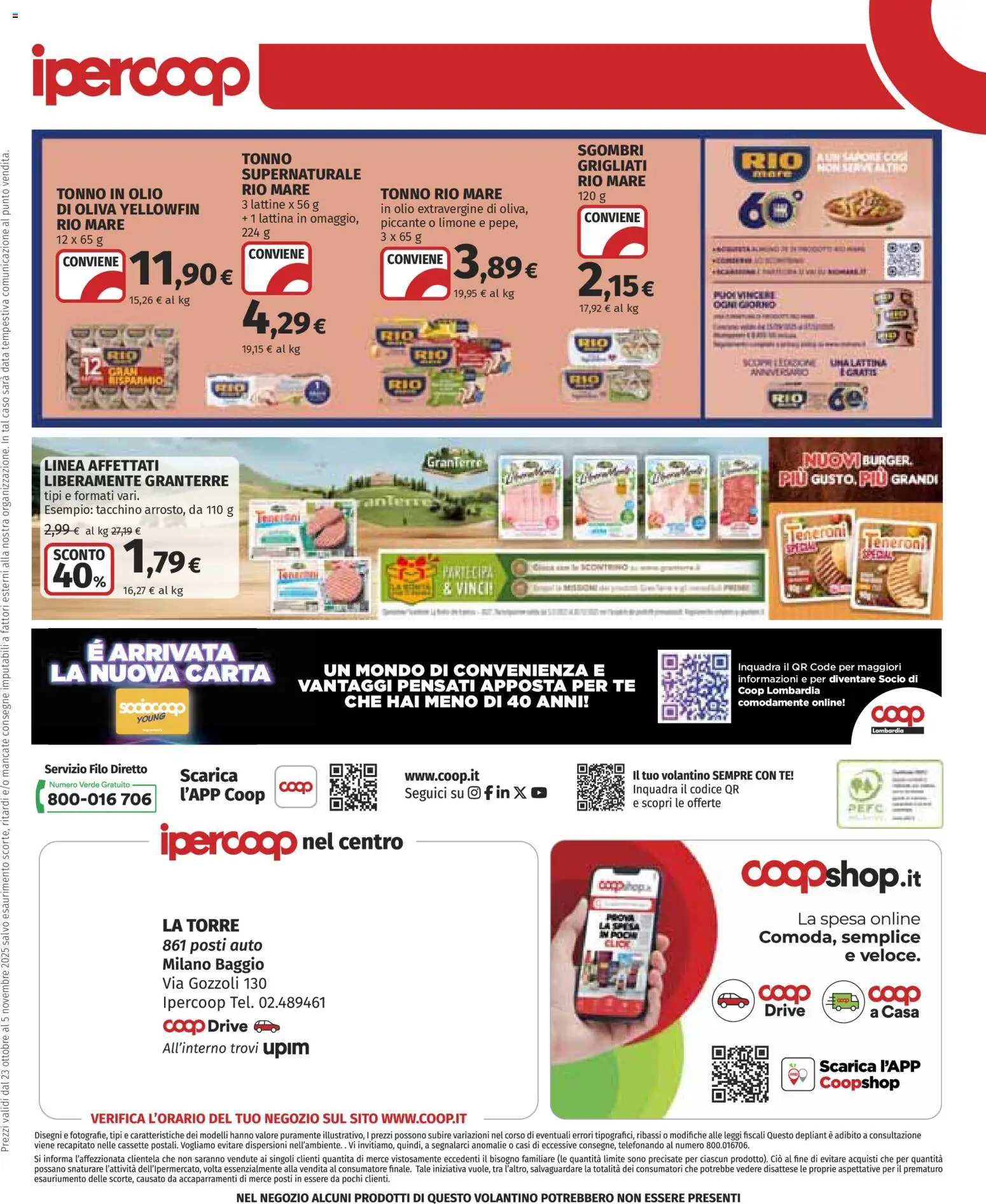 Volantino Ipercoop del 23.10.2025 | Pagina: 31 | Prodotti: Tè, Limone, Olio, Tonno
