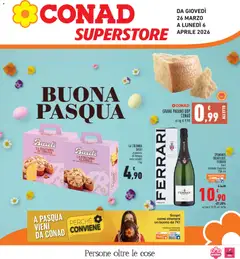 Anteprima del volantino Conad volantino Superstore Piemonte valido a partire dal 26.03.2026