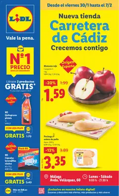Vista previa Lidl - Apertura Carretera Cádiz válido desde el 30.01.2026
