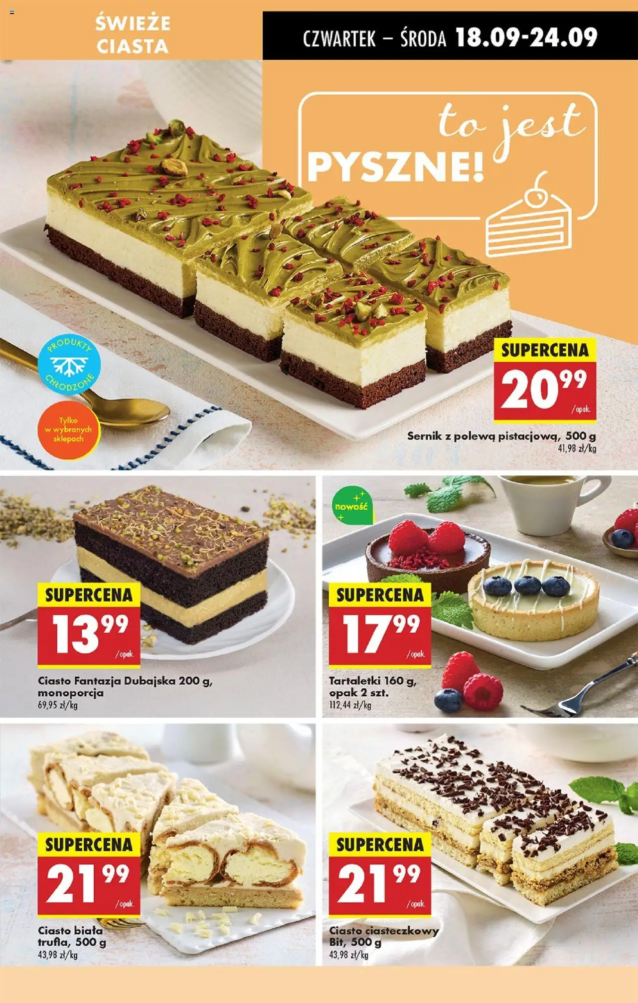 Biedronka gazetka - Oferta w tym tygodniu od 18.09.2025 | Strona: 13 | Produkty: Ciasto