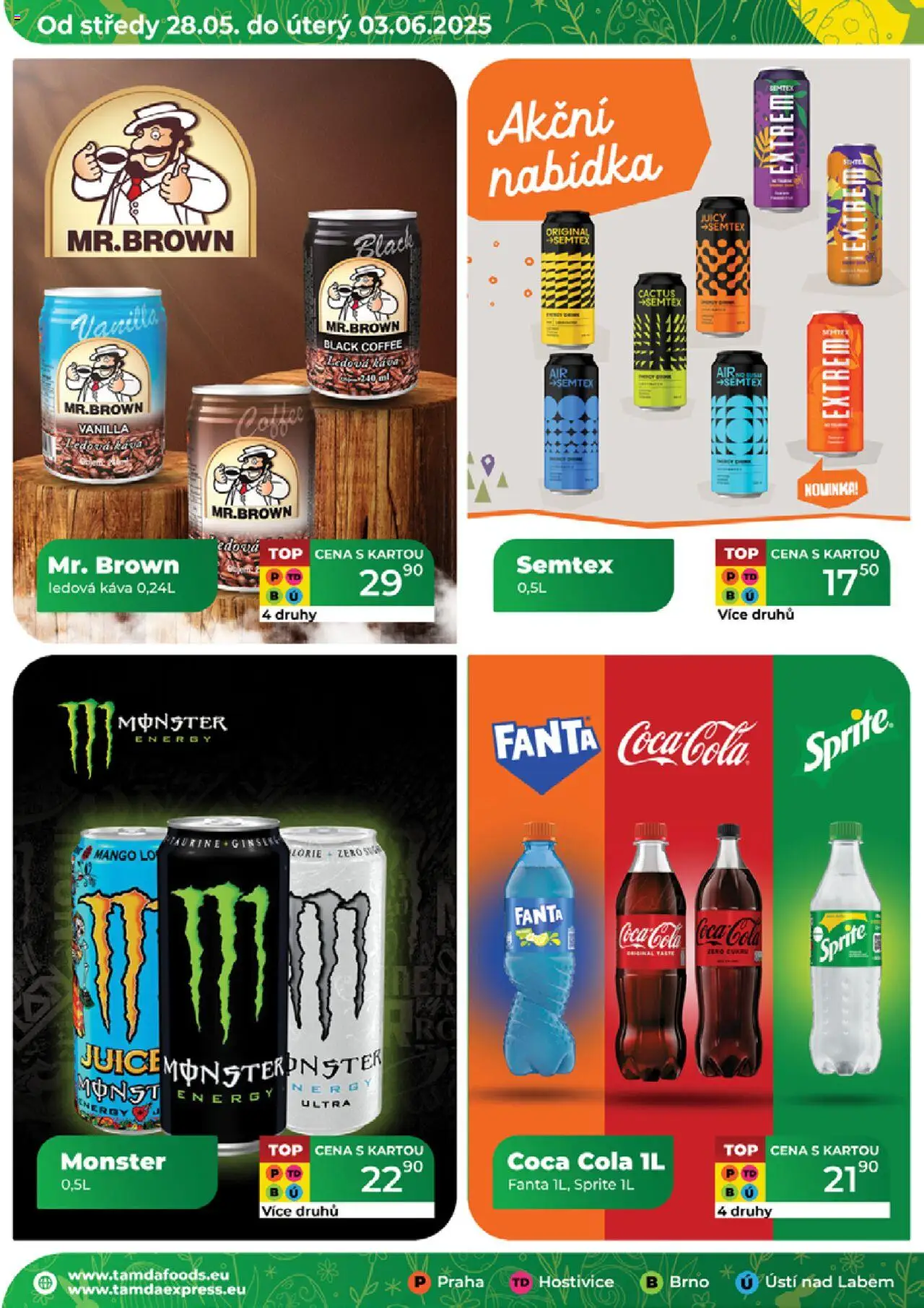Tamda Foods leták od 28.05.2025 | Strana: 16 | Produkty: Ledová káva, Mango, Coca cola, Sprite
