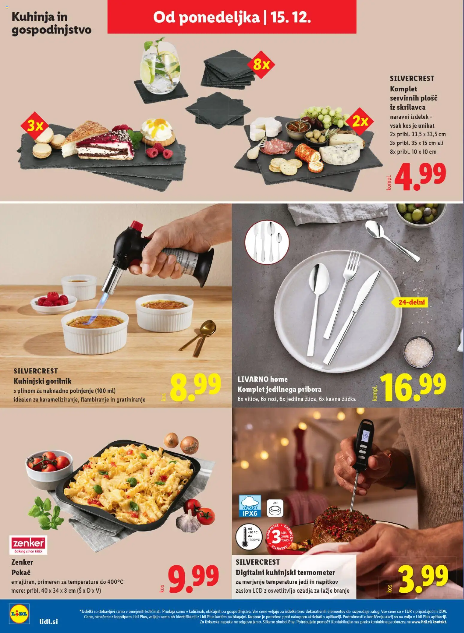 Novi Lidl katalog ponudbe – veljaven od 11.12.2025 | Stran: 54 | Izdelki: Termometer, Kuhinja, Kos