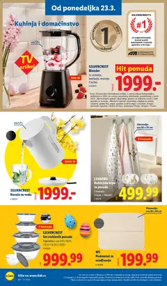 SILVERCREST Blender, Za seckanje, mućkanje, mešanje, 2 brzine - pregled Lidl kataloga - važi od 19.03.2026 | Strana: 72