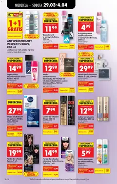Pogląd oferty "Woda lub balsam po goleniu NIVEA MEN, 100 ml, Water or after shave balm, 100 ml, różne rodzaje" - ważna od 29.03.2026 | Strona: 70