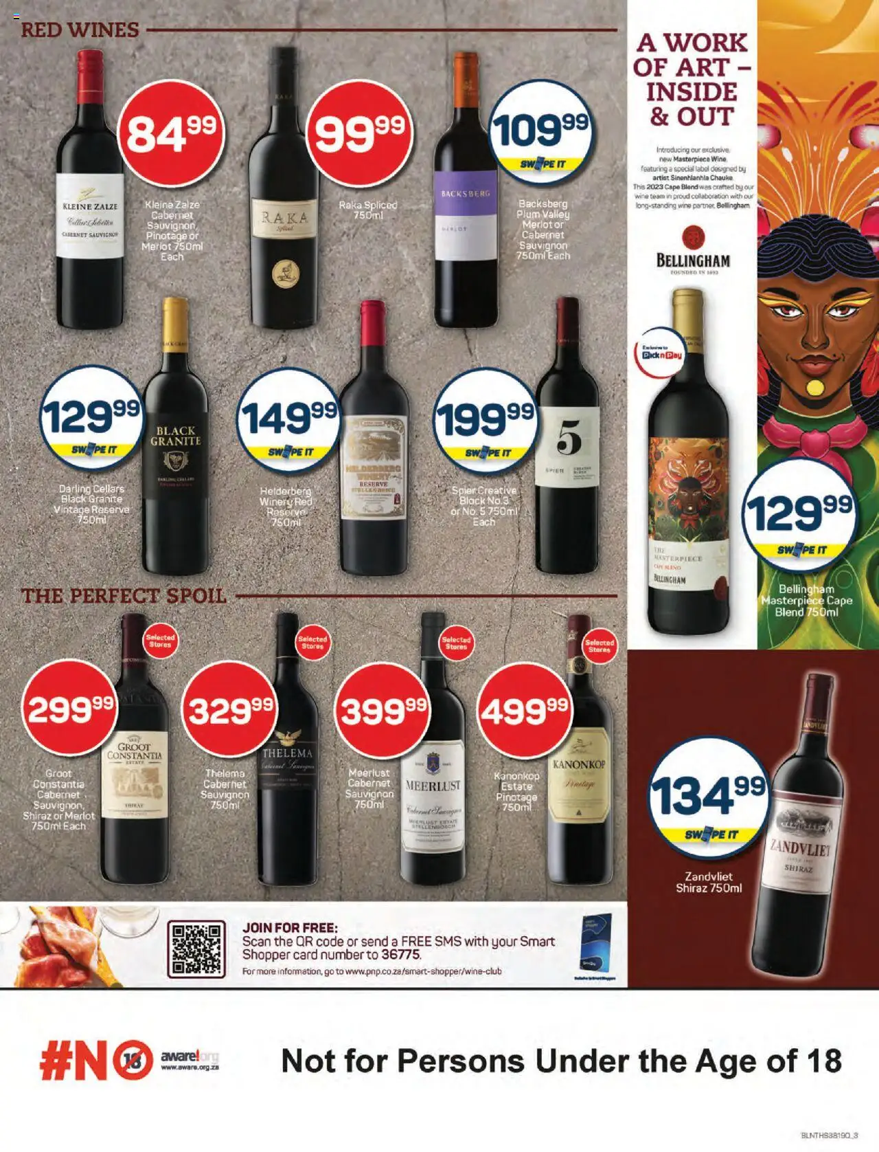 Pick n Pay - Liquor Specials │ valid from 11.08.2025 | Page: 3 | Products: MP3, Art, Wine