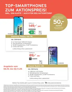 Angebote Tchibo ab 01.10.2025 gültig | Seite: 167 | Produkte: Xiaomi, Samsung, Smartphones, Telefon