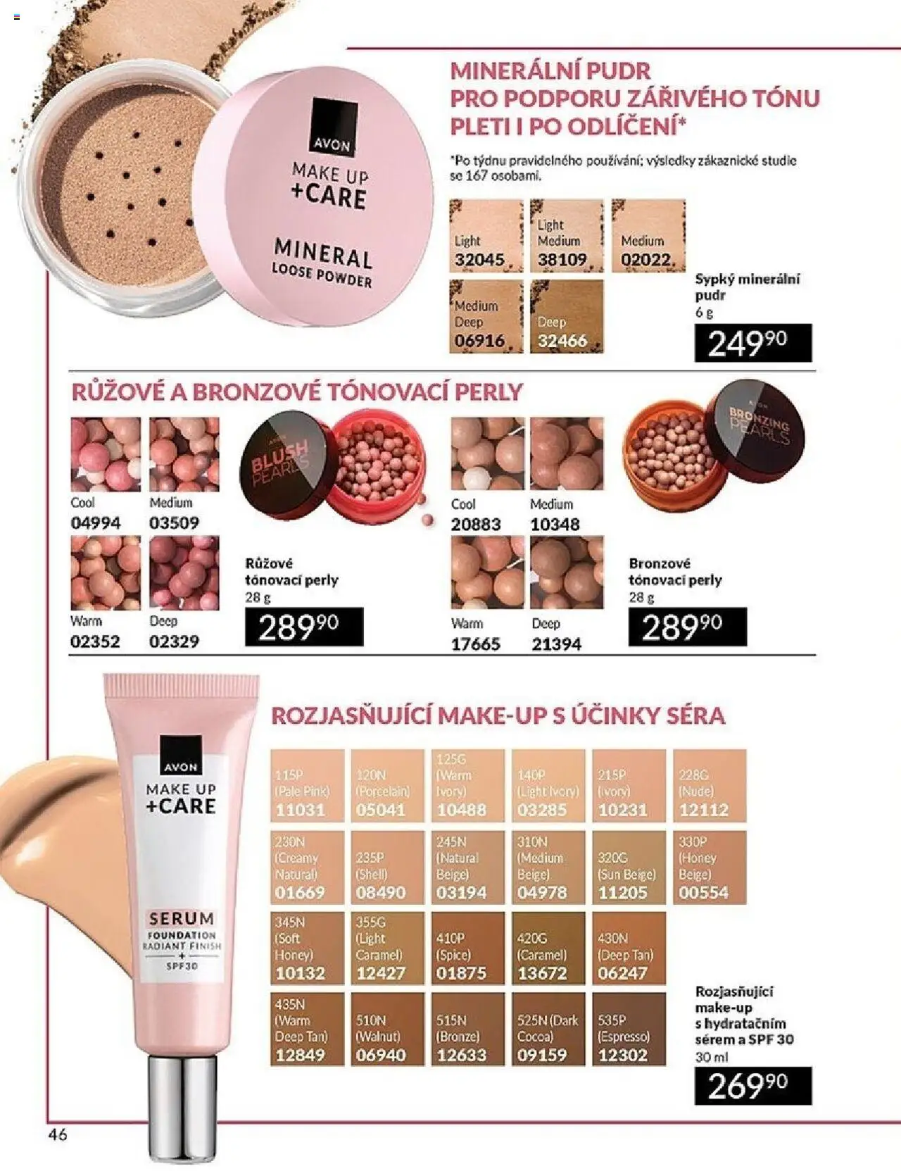 Avon katalog 10/2025 od 01.10.2025 | Strana: 46 | Produkty: Finish, Makeup, Sérum, Pudr