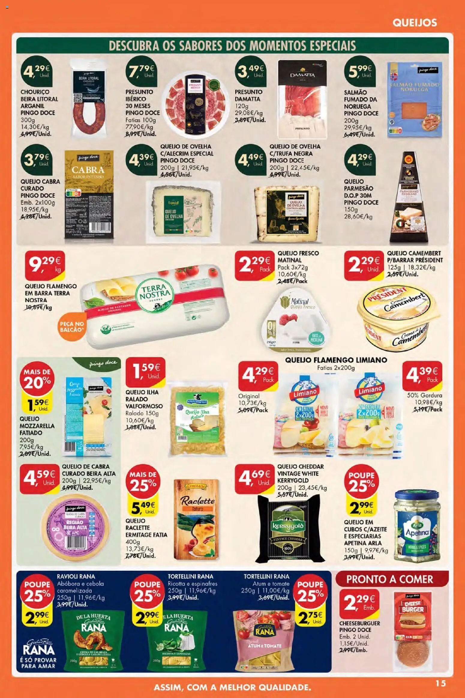 Pingo Doce Poupe Esta Semana Açores │ válido de 02.04.2026 | Página: 15 | Produtos: Espinafres, Salmão, Presunto, Chouriço