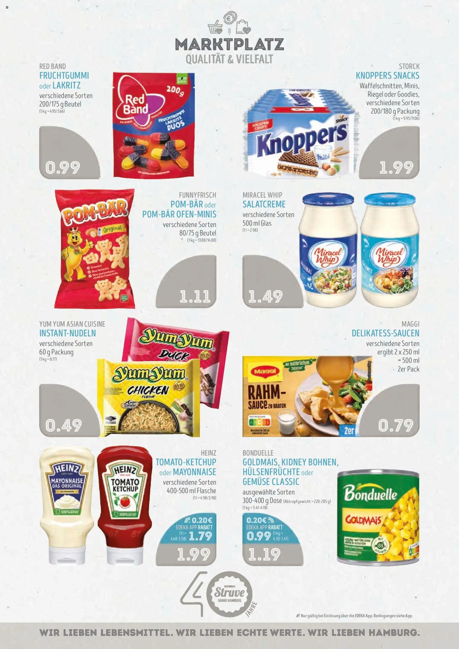 Edeka Struve Prospekt 	 – gültig ab 04.05.2026 | Seite: 13 | Produkte: Miracel whip, Gemüse, Knoppers, Ketchup