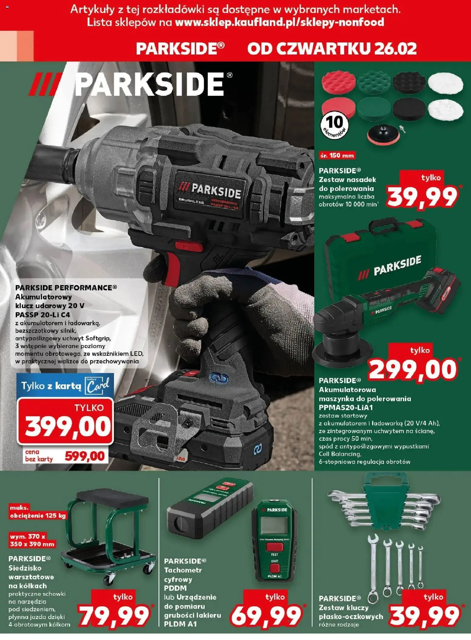 Kaufland gazetka - Mega okazje od 26.02.2026 | Strona: 8 | Produkty: Karta, Ładowarka, Klucz udarowy