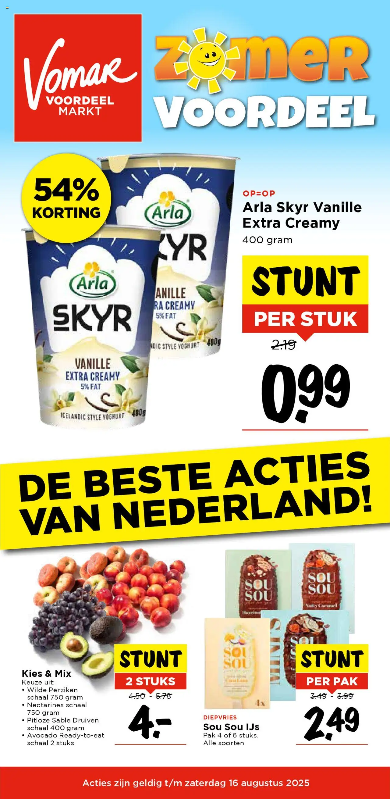  | Pagina: 1 | Producten: Nectarines, Yoghurt, Schaal, Perziken