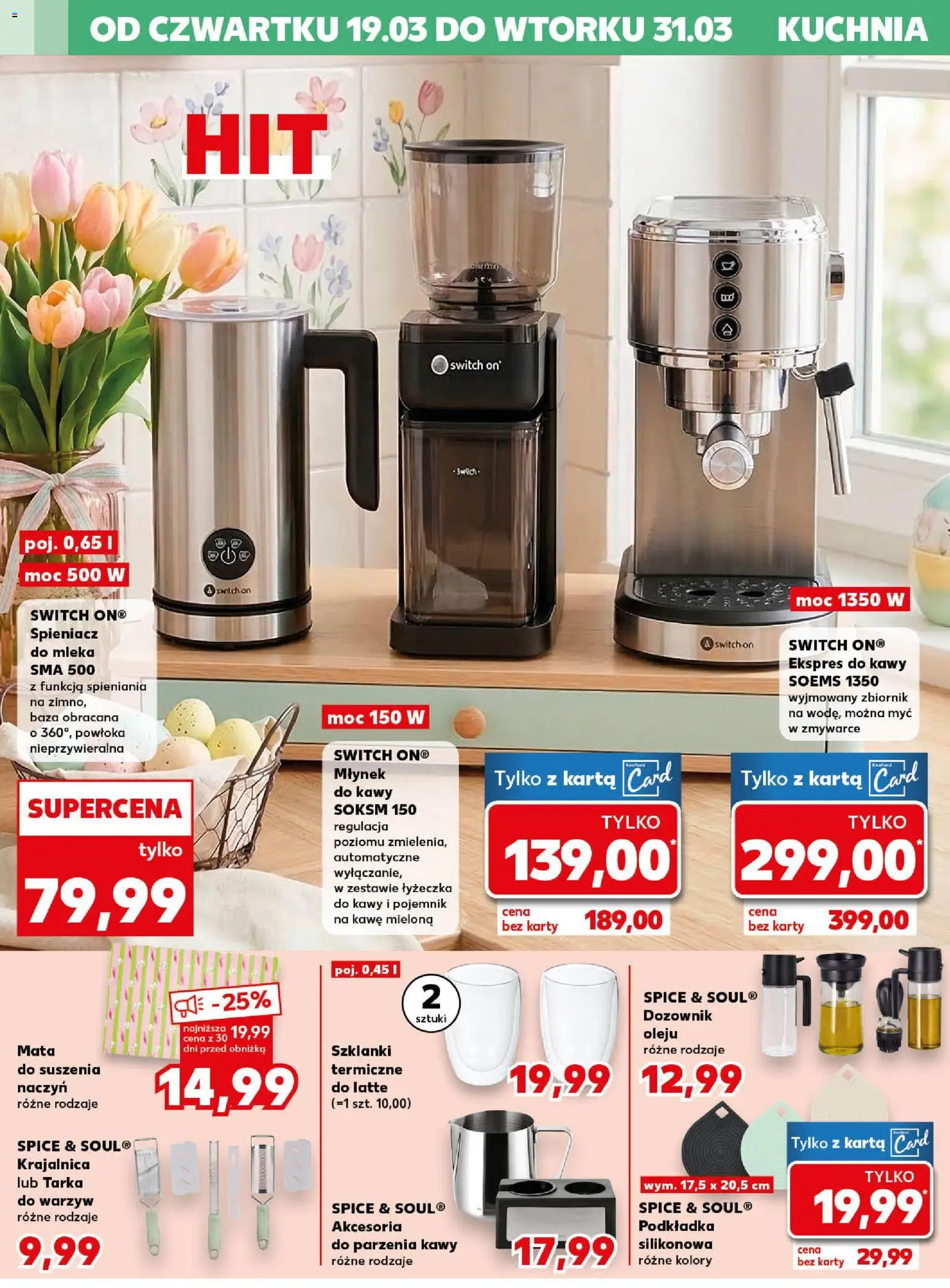 Kaufland Polsko leták - Złap okazje od 19.03.2026 | Strana: 10 | Produkty: Mlýnek, Switch On, Karty