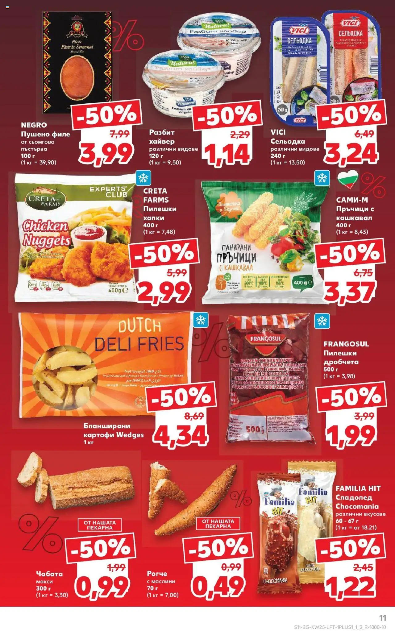 | Страница: 11 | Продукти: Кашкавал, Пилешко, Маслини, Пушено филе