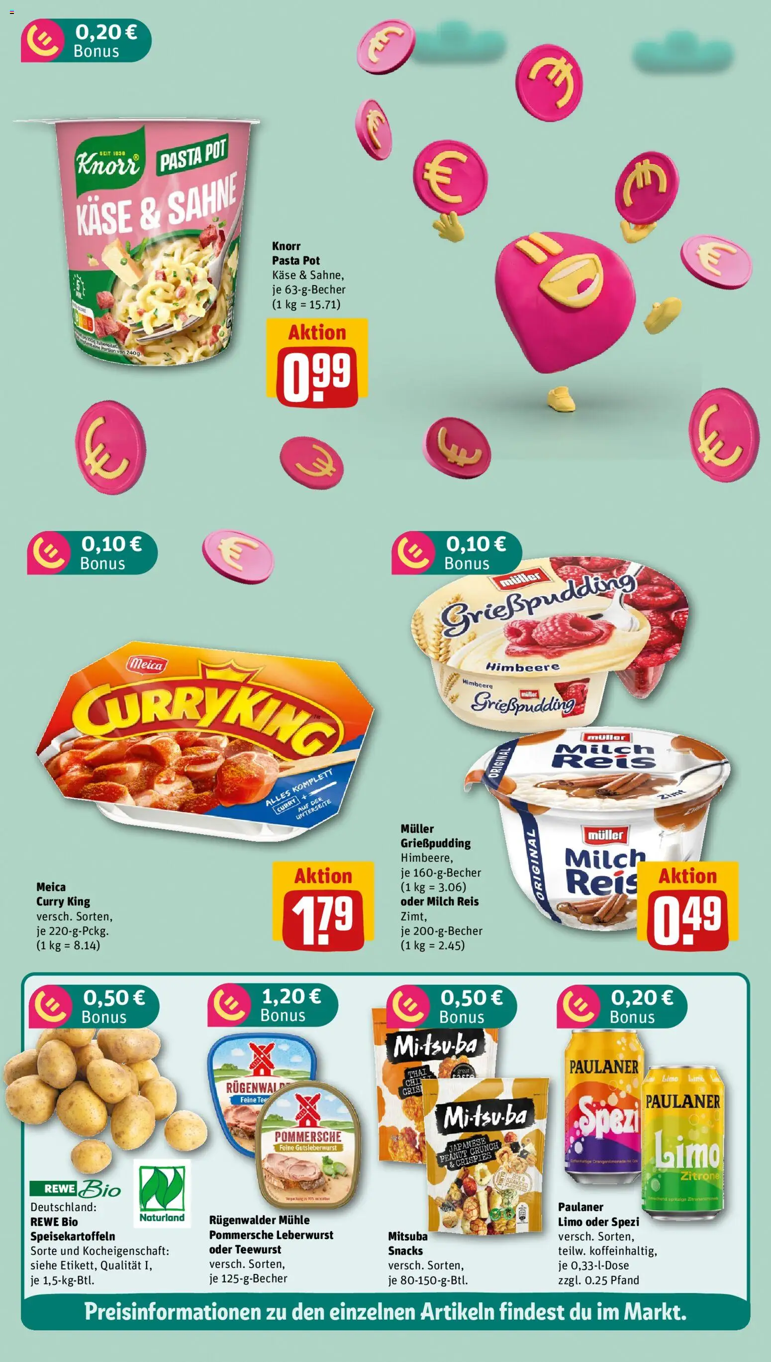 Rewe Prospekt 	 – gültig ab 05.01.2026 | Seite: 3 | Produkte: Himbeere, Tee, Sahne, Paulaner