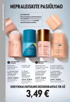 Oriflame akcijos nuo 14.09.2025 | Puslapis: 26 | Prekių: Rutulinis dezodorantas, Dezodorantas, Antiperspirantas