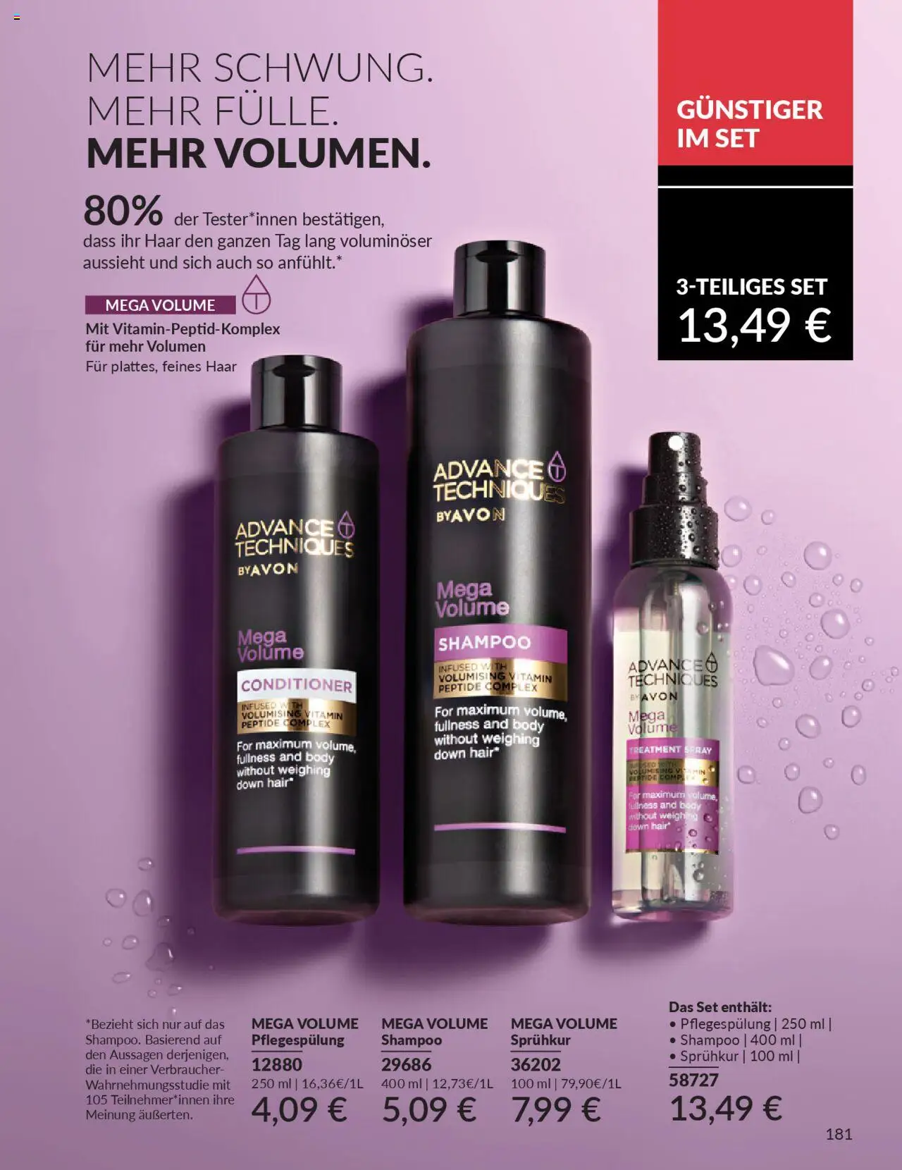 AVON Katalog Oktober 2025 – gültig ab 01.10.2025 | Seite: 183 | Produkte: Shampoo