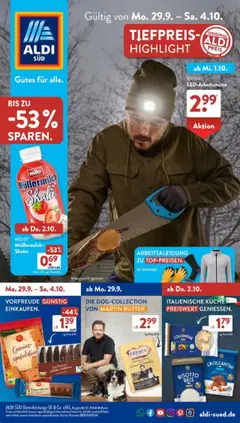 Aldi Süd Prospekt 	 ab 29.09.2025 gültig