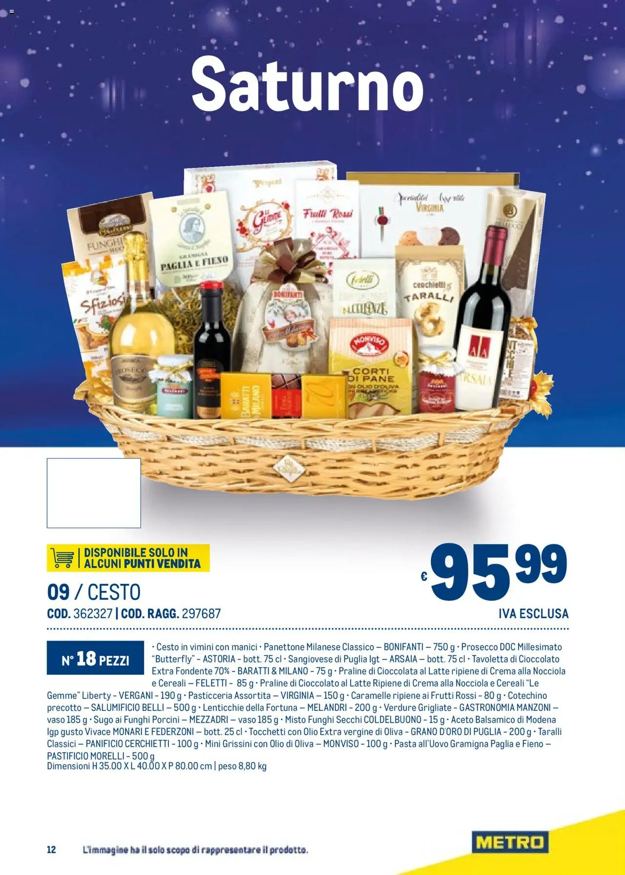 Volantino Metro del 06.11.2025 | Pagina: 12 | Prodotti: Pane, Prosecco, Panettone, Olio extra vergine