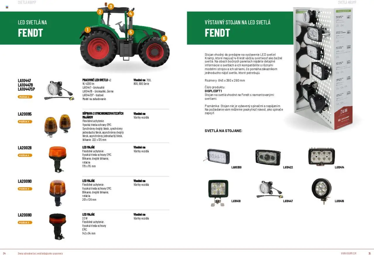Nové Kramp akcie – leták je platný od 12.08.2025 | Strana: 13 | Produkty: Led svetlá, Svetlo