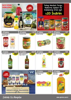 01.12.2025 tarihinden itibaren geçerli olan Gürmar kataloğu önizlemesi | Sayfa: 8 | Ürünler: Hardal, Domates, Makarna, Mayonez