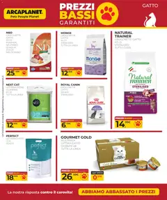 Anteprima del volantino Arcaplanet volantino valido a partire dal 02.03.2026 | Pagina: 4 | Prodotti: Verdure, Crocchette, The, Crocchette gatto