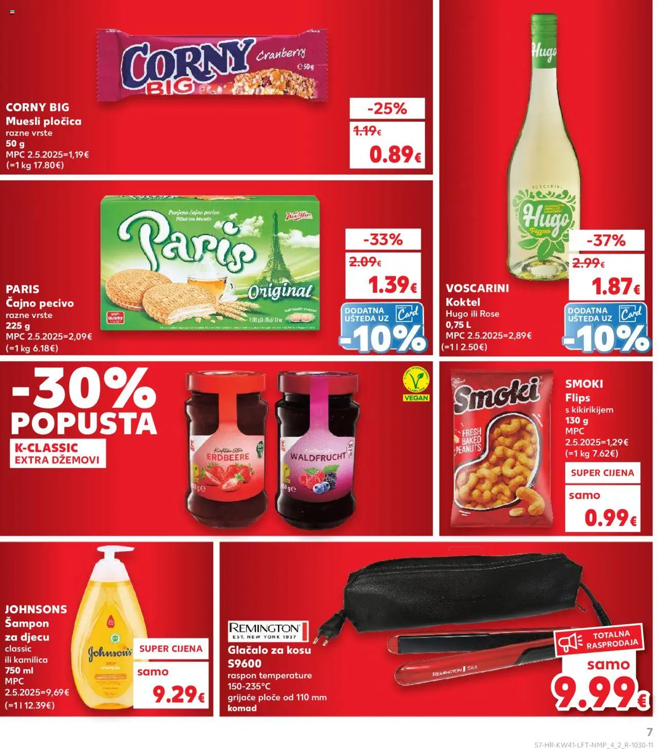 Kaufland katalog | vrijedi od 08.10.2025 | Stranica: 7 | Proizvodi: Flips, Šampon, Pecivo