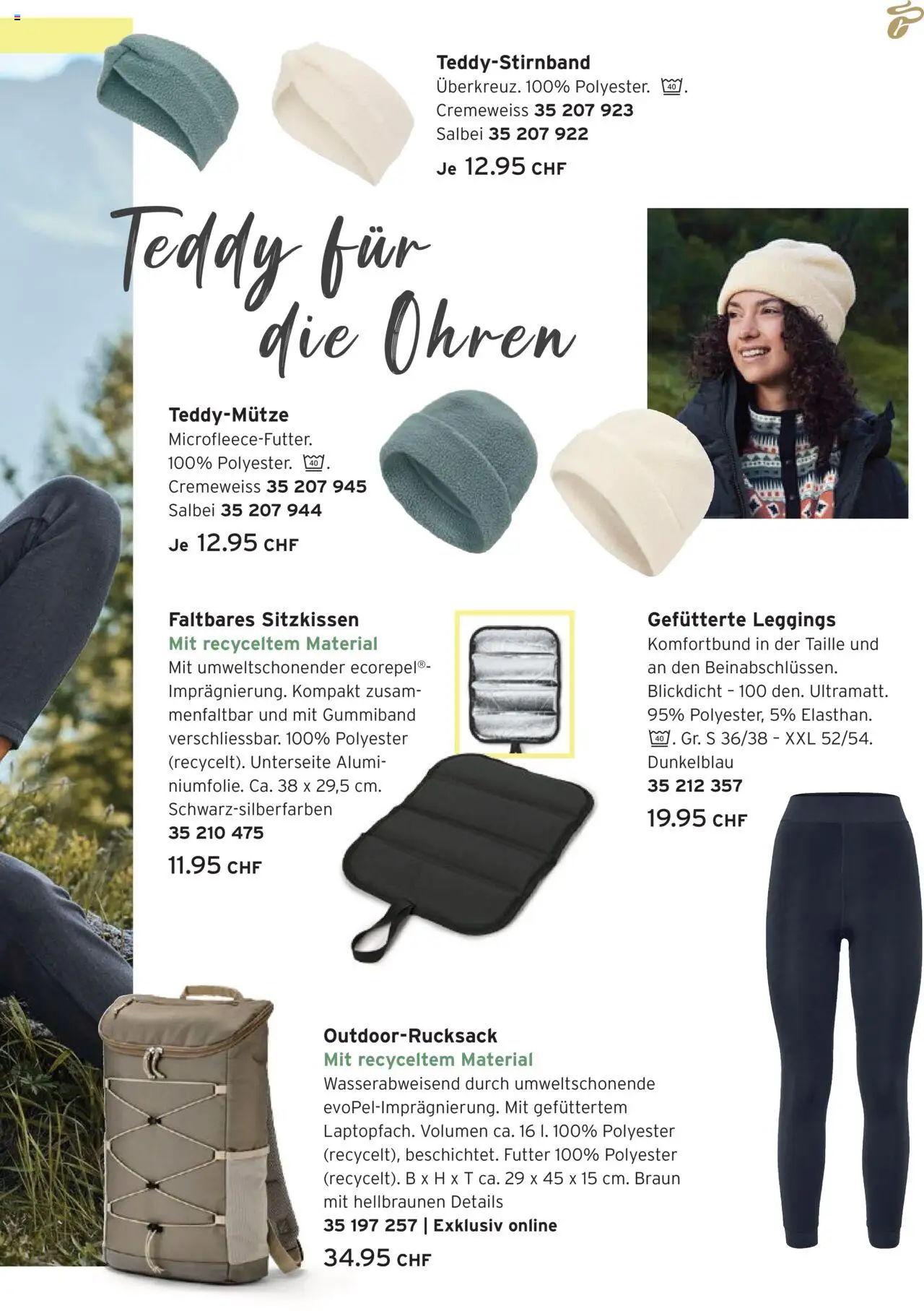 Tchibo Aktionen Magazin Freiheit – gültig ab 21.10.2025 | Seite: 19 | Produkte: Leggings