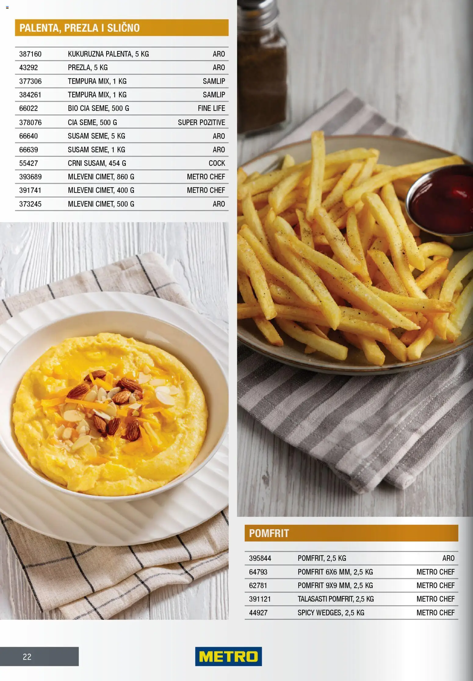 Metro katalog - važi od 28.11.2025 | Strana: 22 | Proizvode: Pomfrit