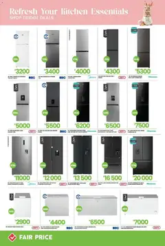 Fair Price specials catalogue – valid from 01.04.2026 | Page: 2 | Products: Freezer, Mirror, Fridge