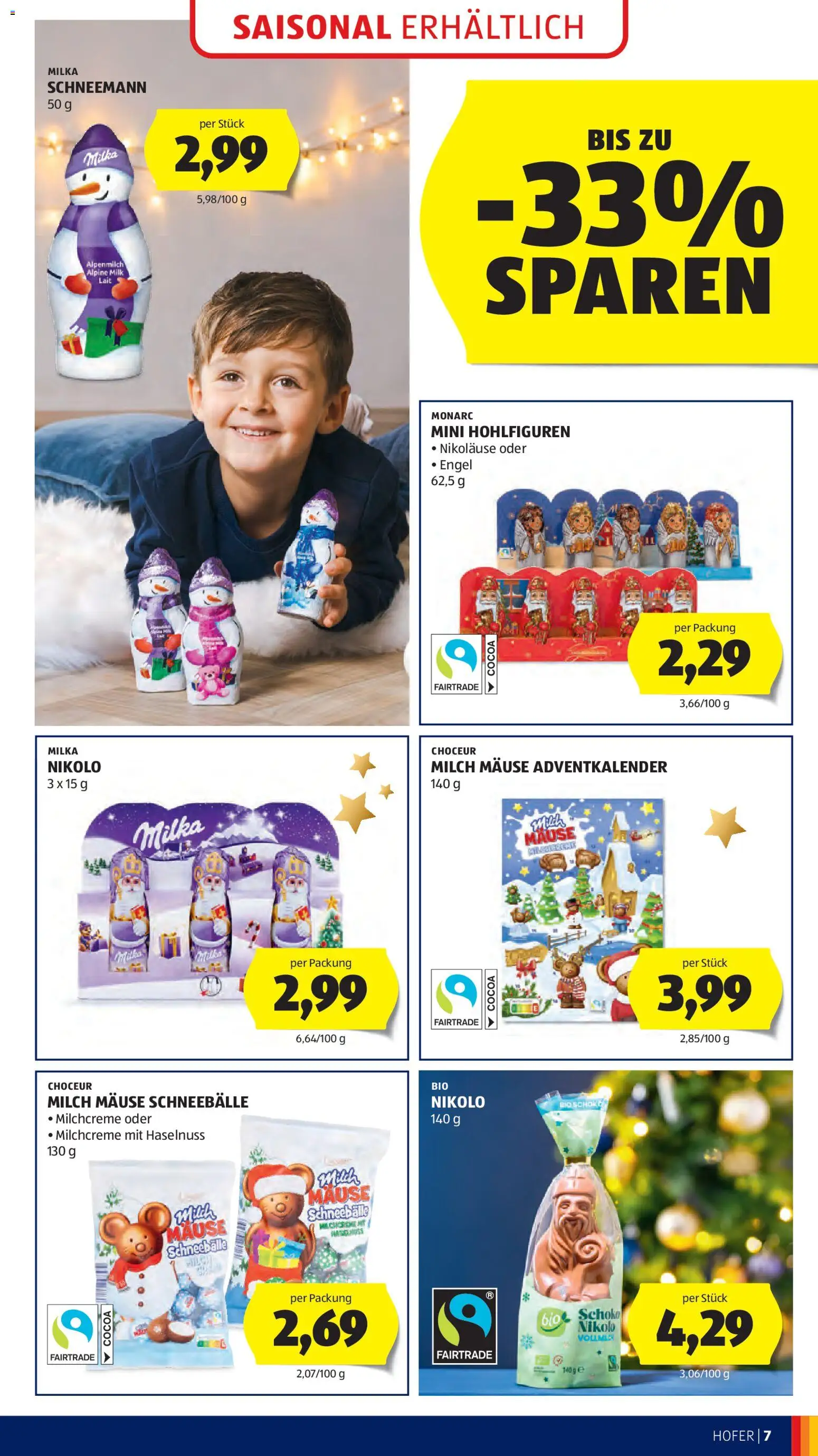 Hofer - Black Friday gültig ab 14.11.2025 | Seite: 9 | Produkte: Milch