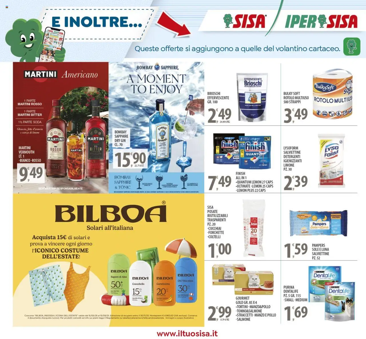 Volantino SISA del 08.08.2025 | Pagina: 20 | Prodotti: Posate, Pollo, Salmone, Pampers