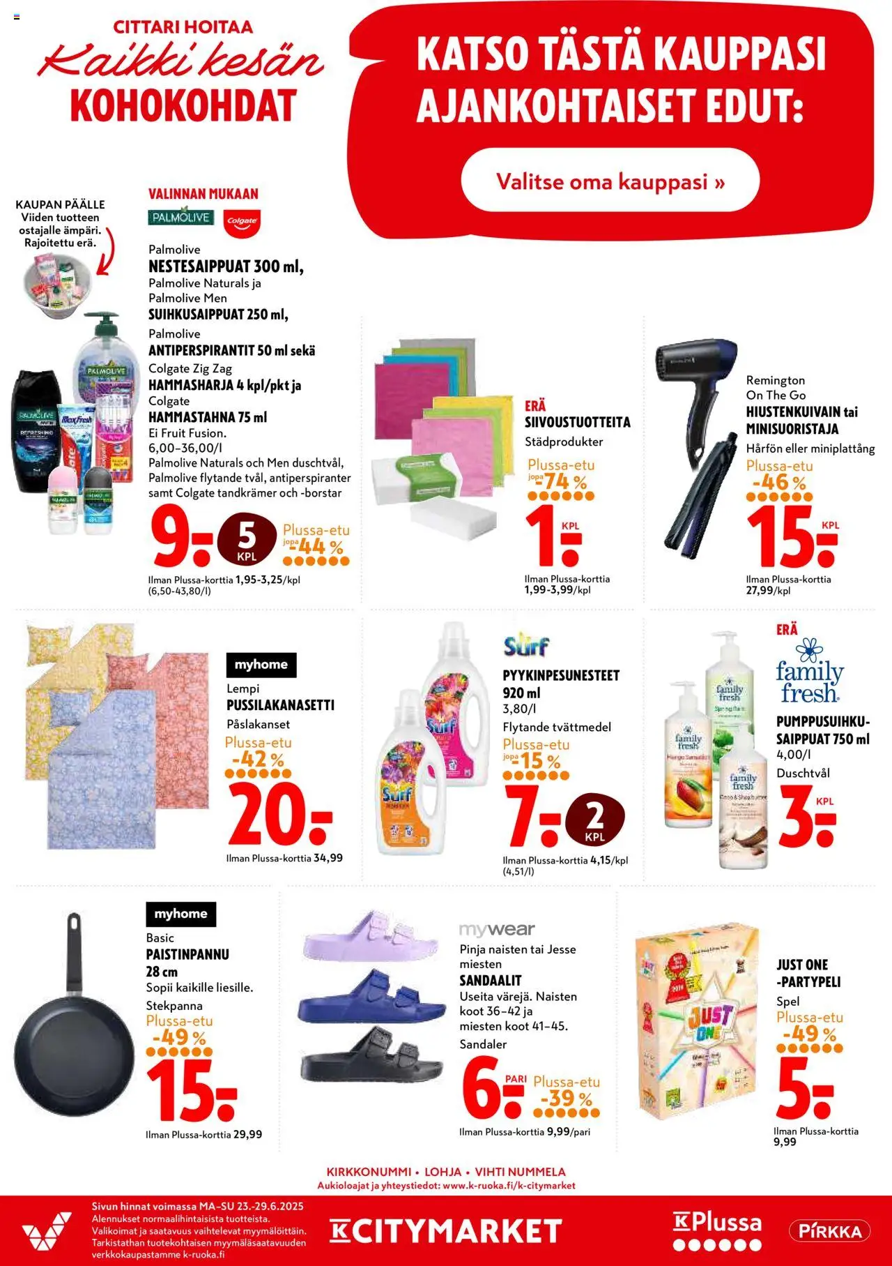  | Sivu: 18 | Tuotteet: Pussilakanasetti, Hammastahna, Hammasharja, Sandaalit