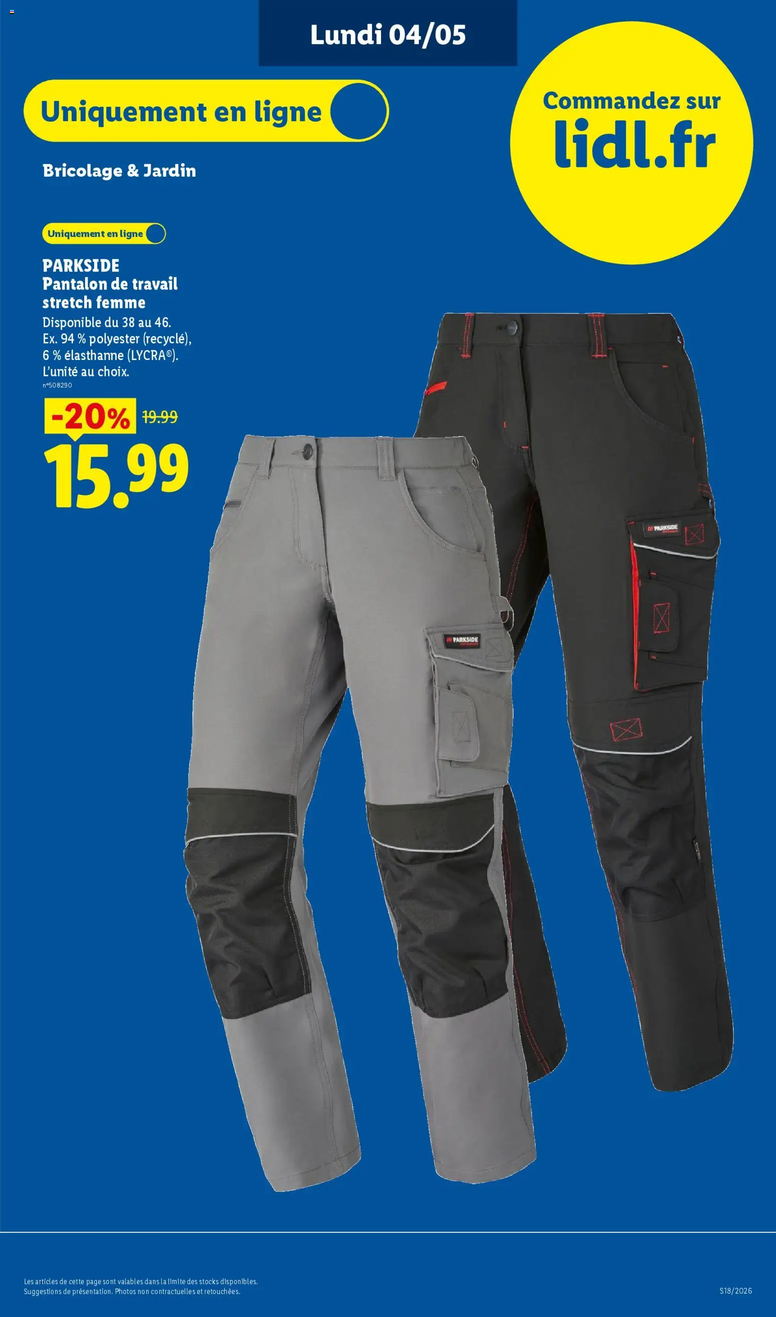 {H1} | Page: 68 | Produits: Pantalon, Pantalon de travail