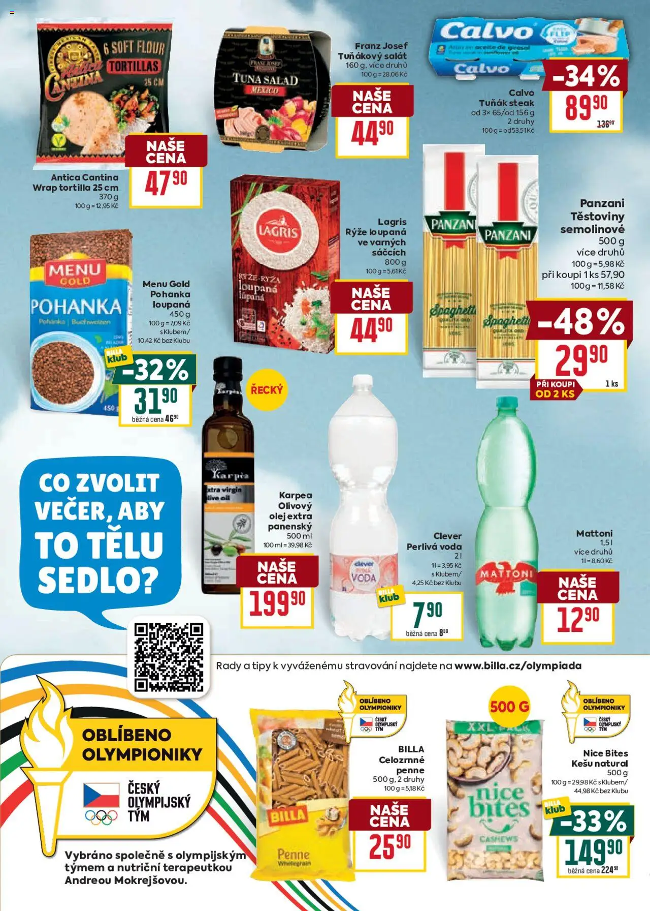 Billa Velký leták od 20.08.2025 | Strana: 11 | Produkty: Kešu, Voda, Salát, Pohanka