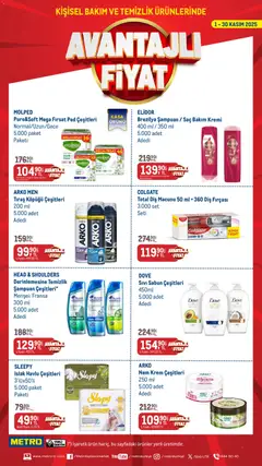 01.11.2025 tarihinden itibaren geçerli olan Metro kataloğu önizlemesi | Sayfa: 1