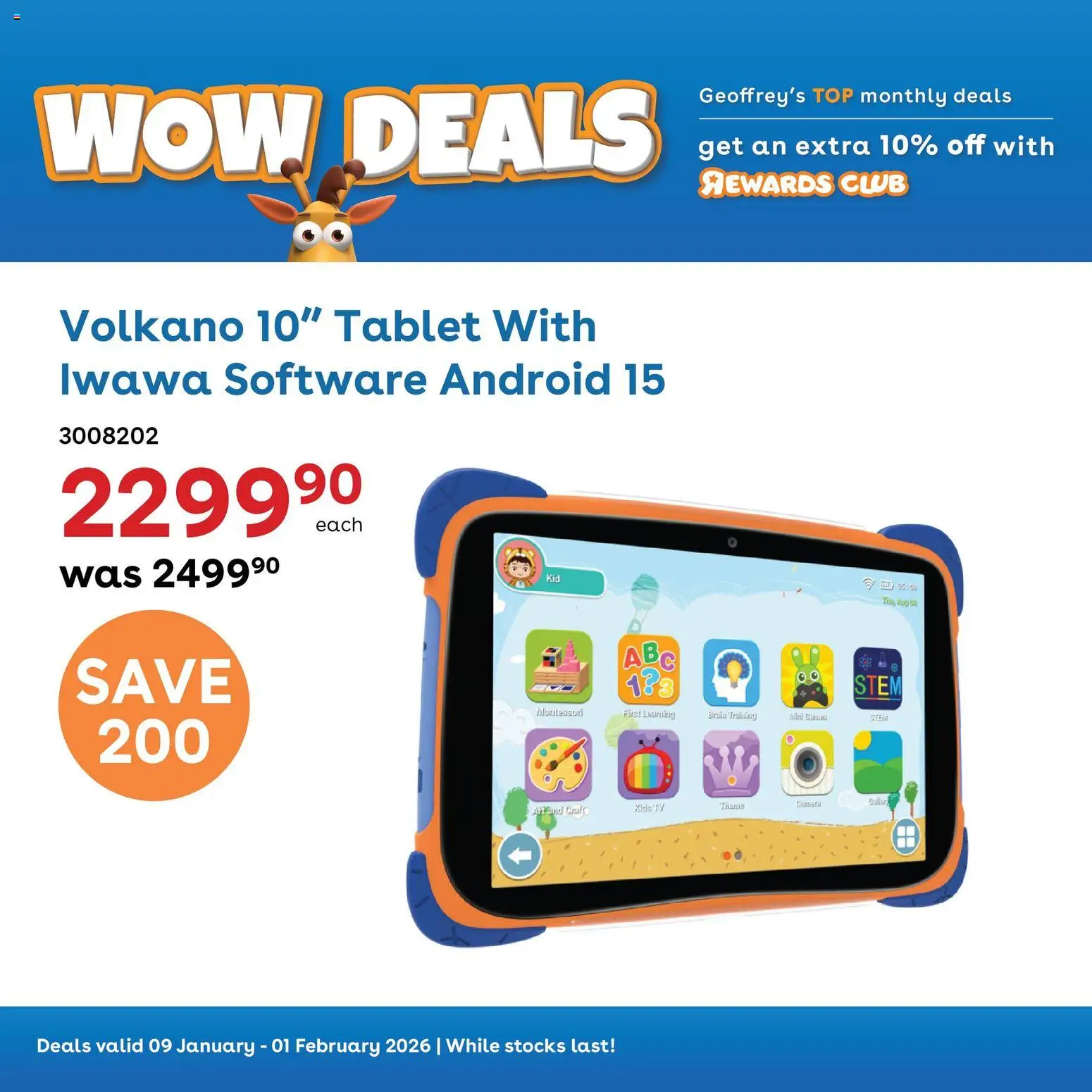 New Toys R Us catalogue – valid from 09.01.2026 | Page: 4 | Products: Tablet, Art, TV