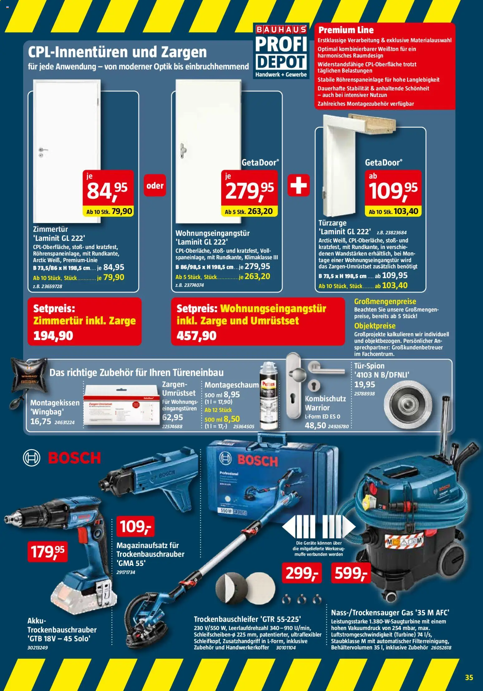 Bauhaus Prospekt 	 – gültig ab 01.11.2025 | Seite: 35 | Produkte: Bosch