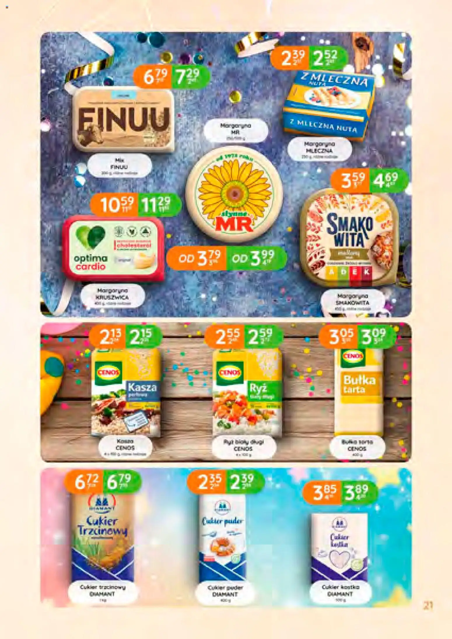 Eurocash Gazetka od 08.01.2026 | Strona: 21 | Produkty: Kasza, Bułka, Puder, Cukier trzcinowy