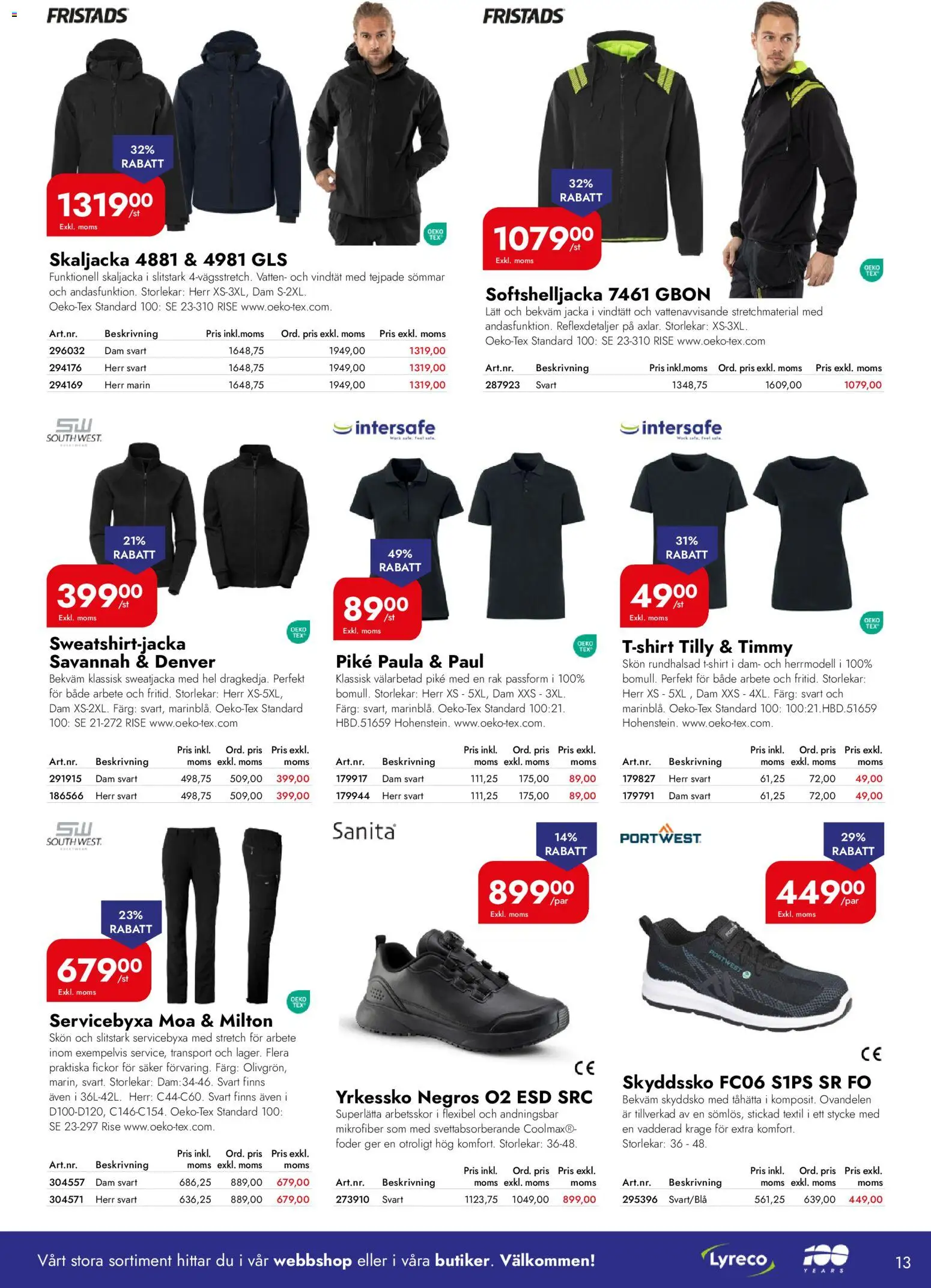 Lyreco reklamblad aktuell från 06.04.2026 | Sida: 13 | Produkter: Jacka