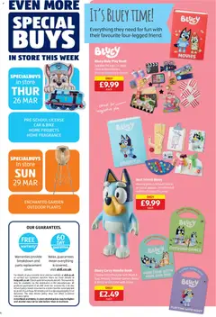 Preview of Aldi - Weekly offers UK Specialbuys valid from 26.03.2026 | Page: 4 | Products: Fragrance, Handle, Bancs de Musculation