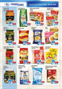 Pšenično ekstra belo brašno T-400 Fidelinka, Pšenično brašno - pregled Trnava Promet kataloga - važi od 12.02.2026 | Strana: 8