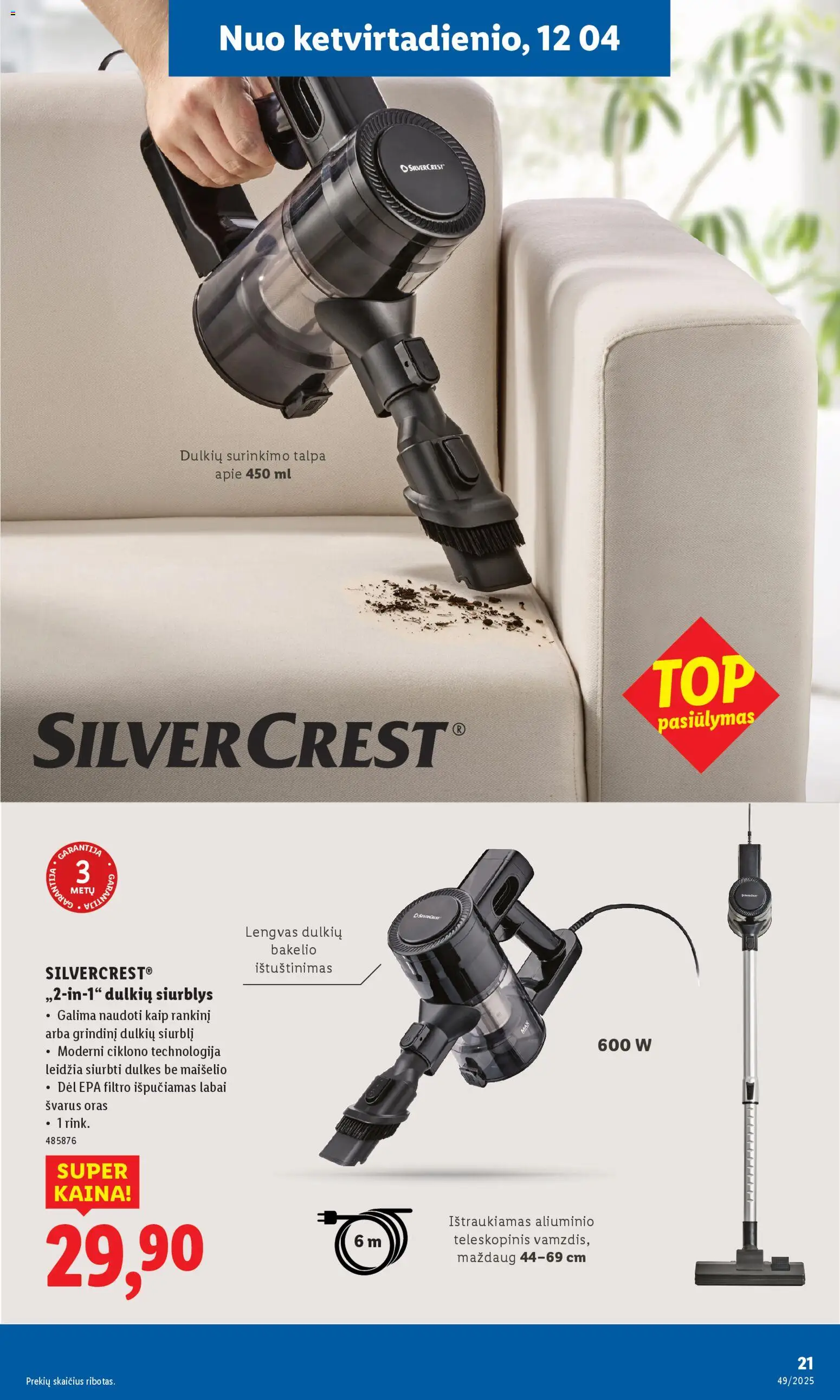 LIDL akcijos nuo 01.12.2025 | Puslapis: 21