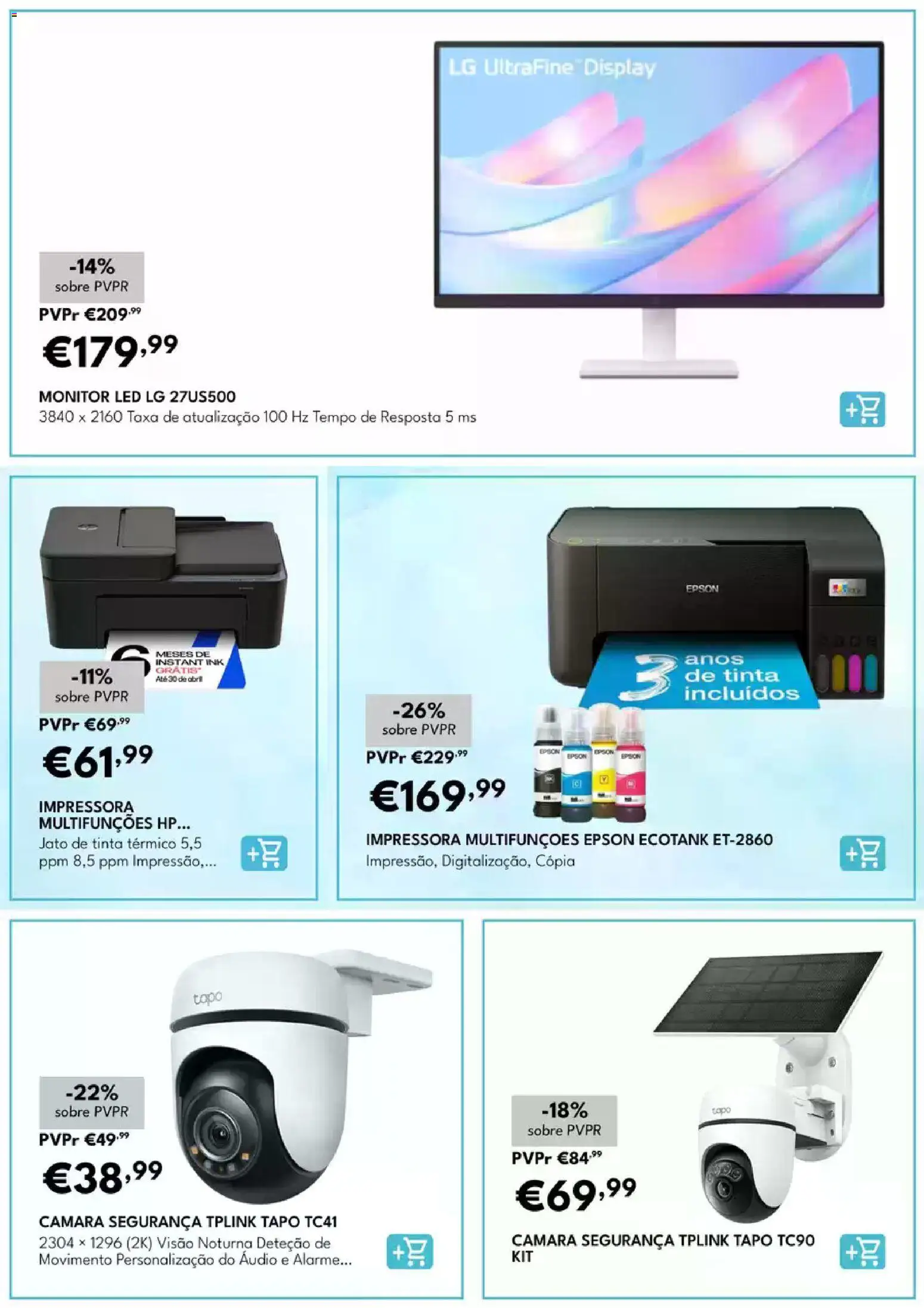 Radio Popular folheto │ válido de 10.03.2026 | Página: 17 | Produtos: Monitor, Impressora, Audio, Tinta