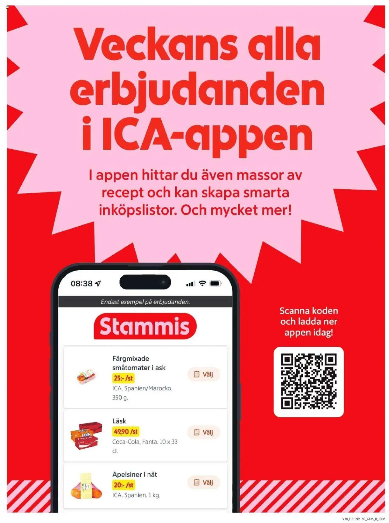 ICA Supermarket reklamblad aktuell från 15.09.2025 | Sida: 7 | Produkter: Fanta, Apelsiner