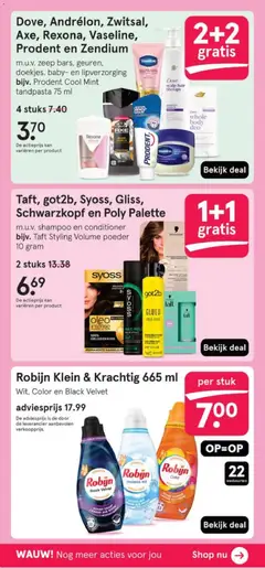 Etos folder - Voorbeeld van een folder van Etos, geldig van 09.03.2026 | Pagina: 2 | Producten: Tandpasta, Kan, Shampoo, Zeep