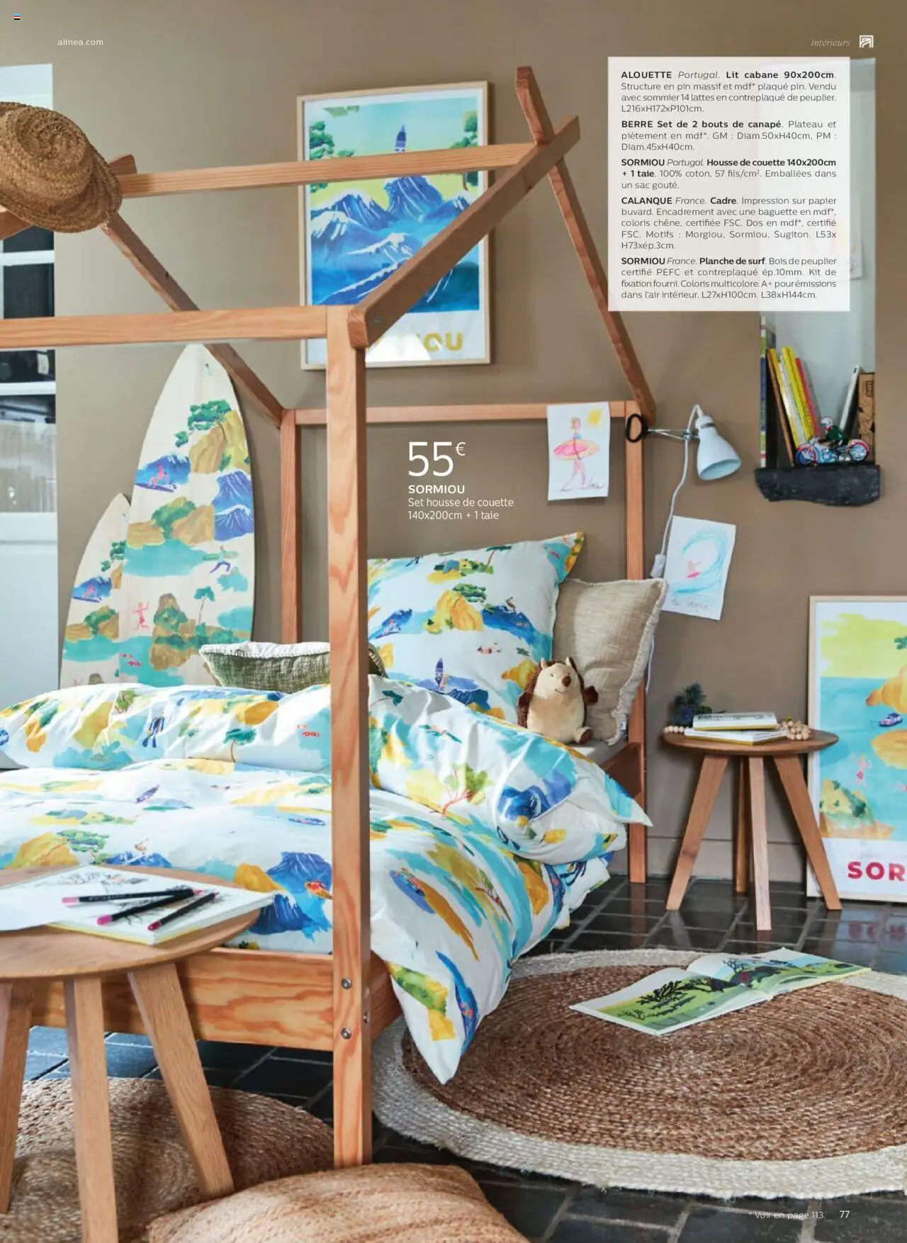 {H1} | Page: 77 | Produits: Sac, Plateau, Sommier, Couette