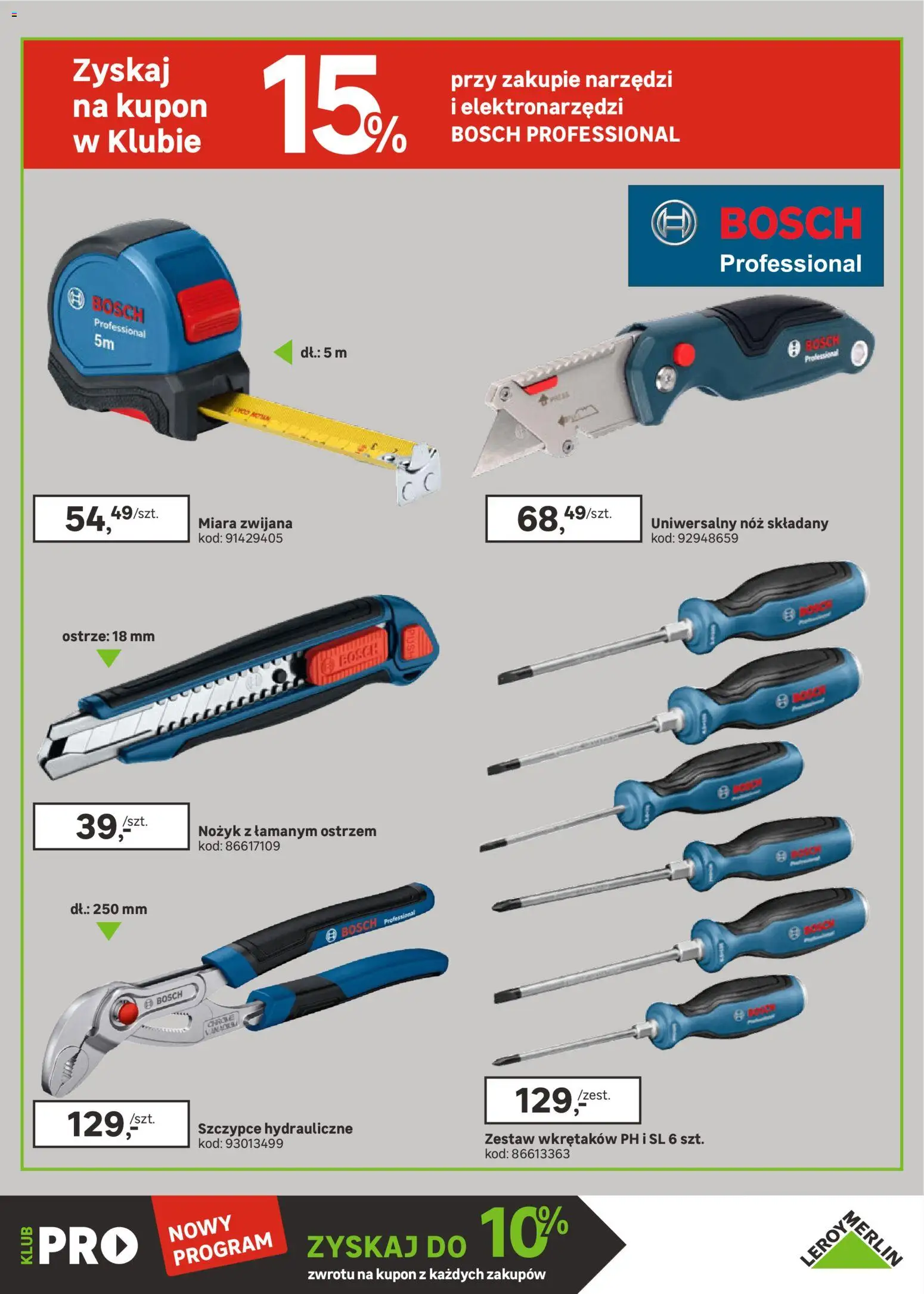Leroy Merlin gazetka - Dla Fachowców od 11.03.2026 | Strona: 5 | Produkty: Nożyk