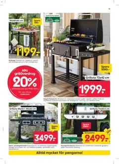 Rusta erbjudanden - Förhandsvisning av reklamblad från butik Rusta aktuell från 16.03.2026 | Sida: 13 | Produkter: Gasolgrill, Gasol, Grillvagn, Kolgrill